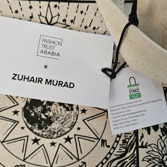 Zuhair Murad X Fashion Trust Arabia Tote Bag- Cream - Picture 4 of 7